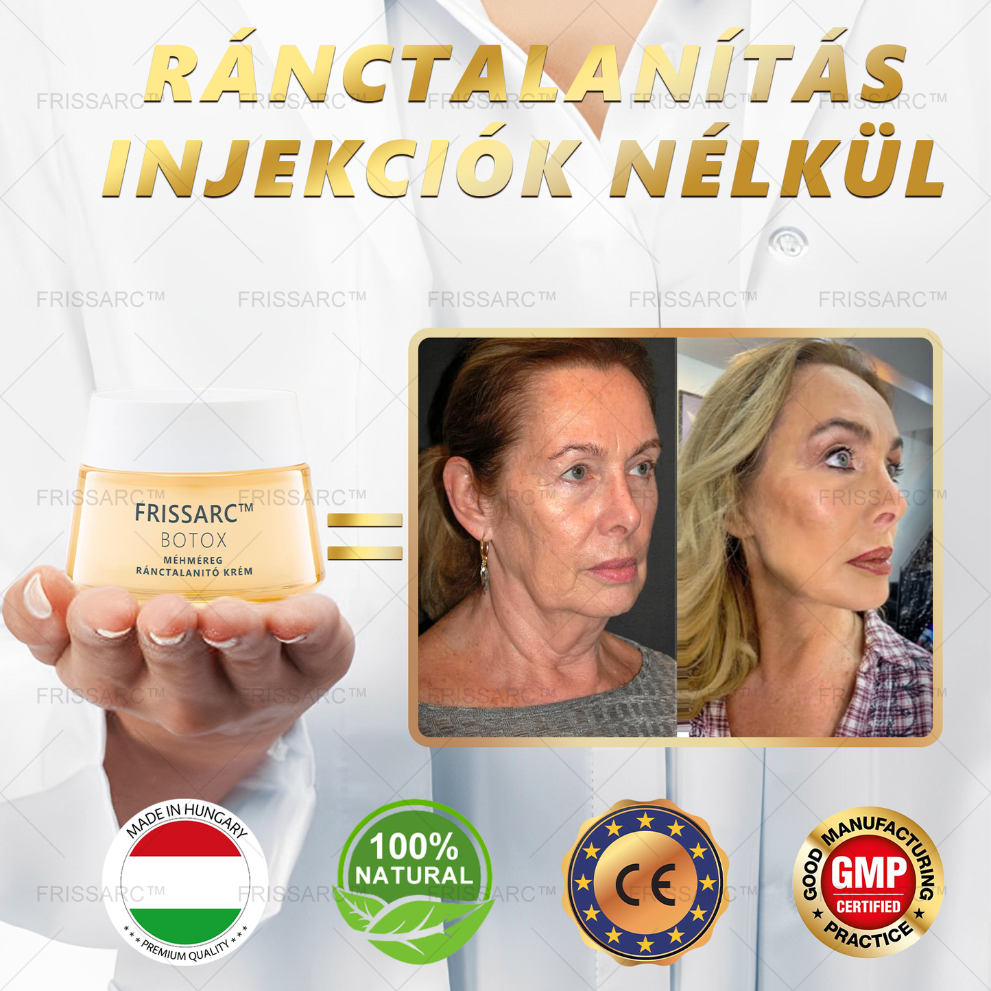 🏵️🏵️🏵️【Hivatalos Márkabolt】FRISSARC™ Botox Méhméreg Ránctalanító Krém