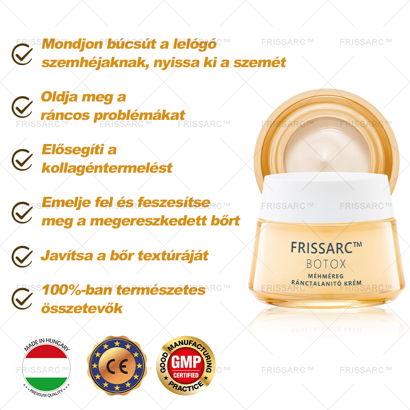 🏵️🏵️🏵️【Hivatalos Márkabolt】FRISSARC™ Botox Méhméreg Ránctalanító Krém